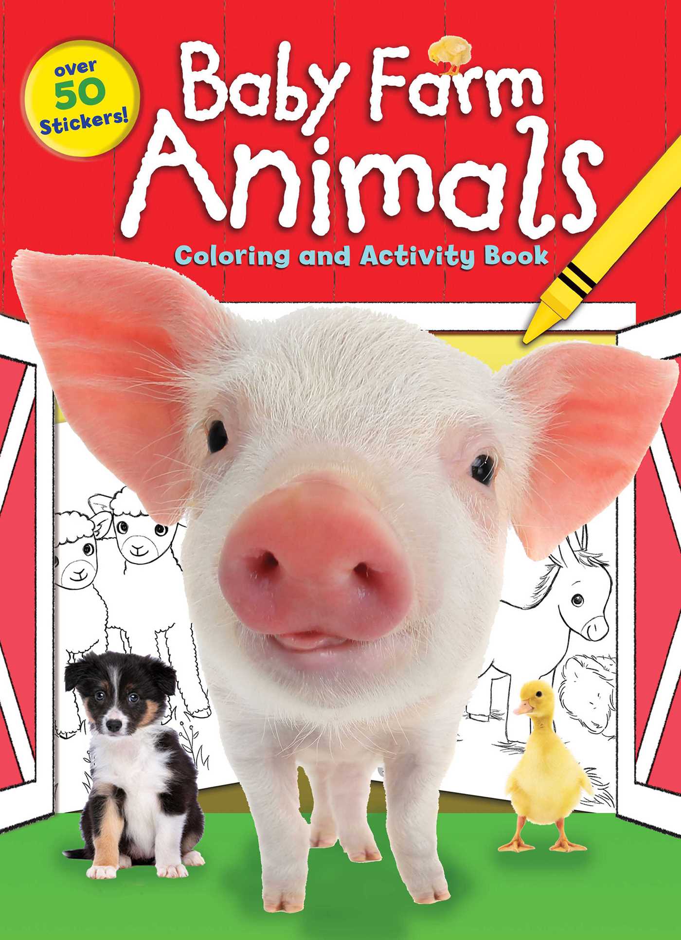 Picture of Baby Farm Animals Coloring and Activity Book