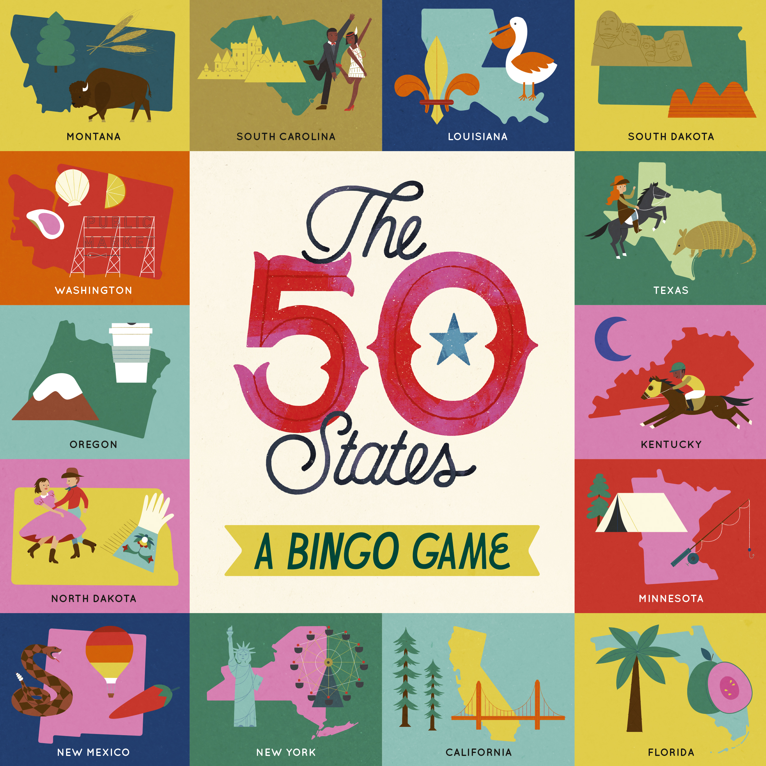 The 50 States Bingo