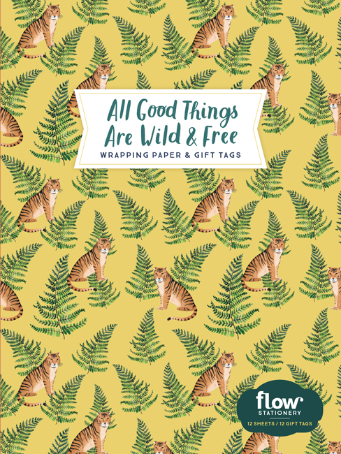 Picture of All Good Things Are Wild and Free Wrapping Paper and Gift Tags