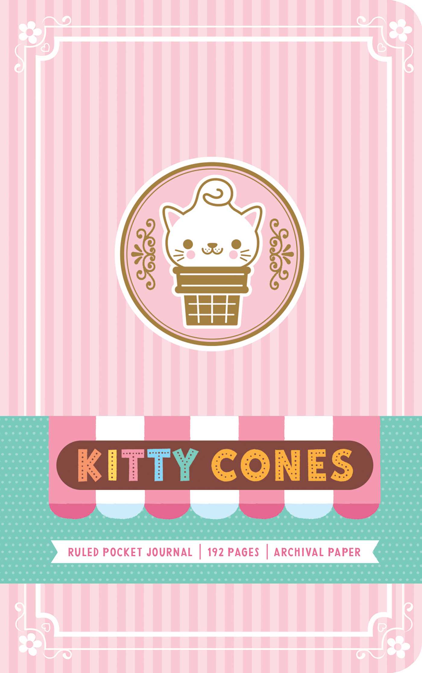 Picture of Kitty Cones Ruled Pocket Journal