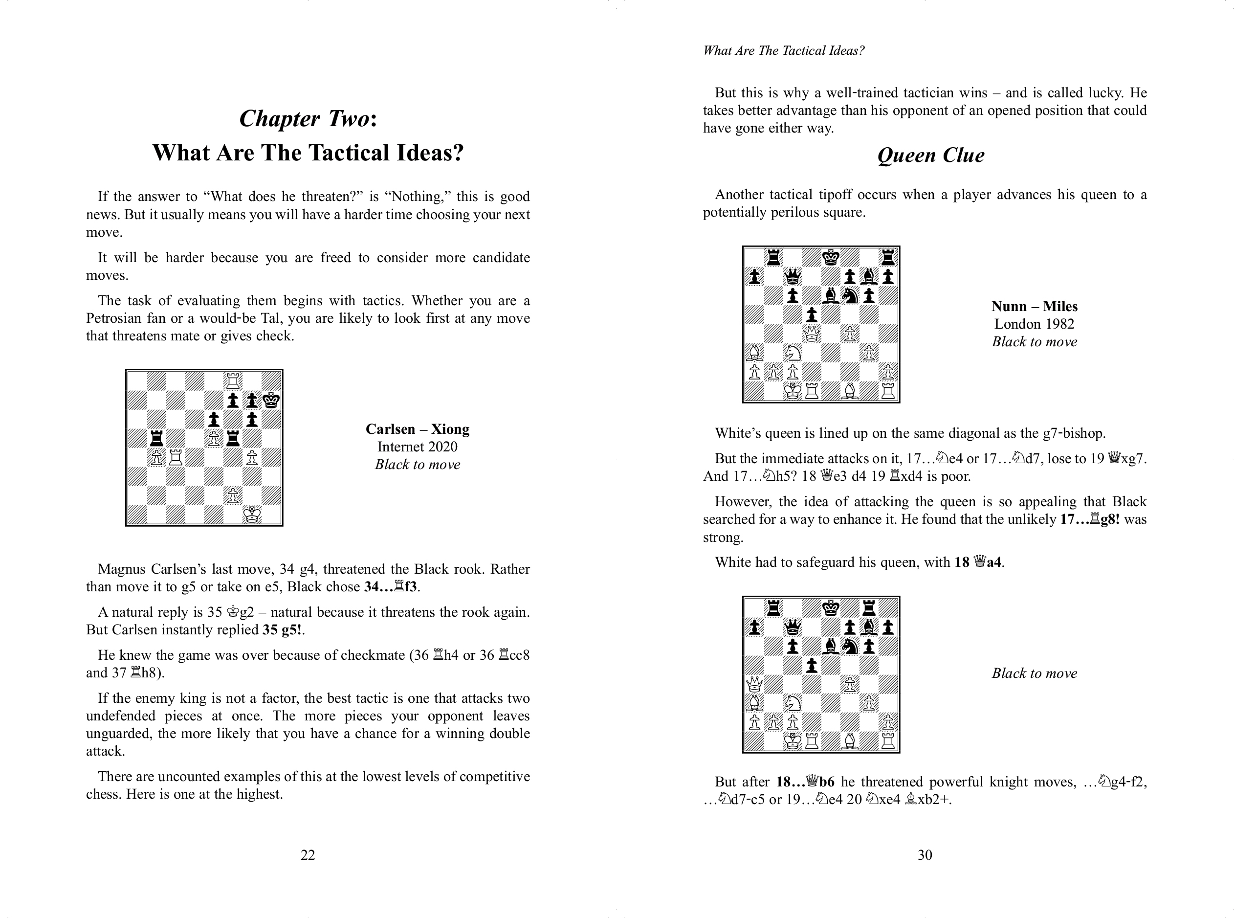 The Chessmaster Checklist