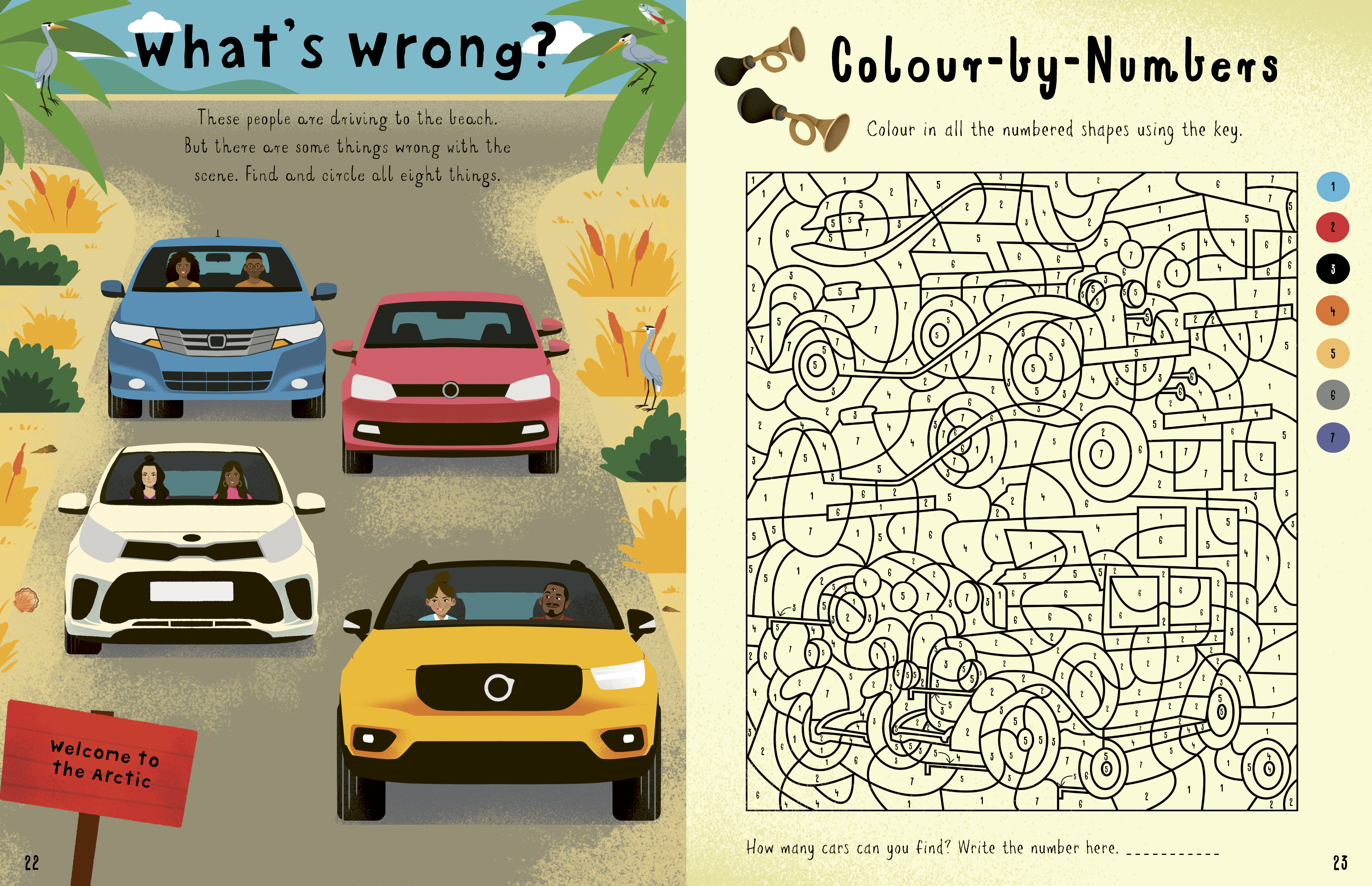 In the Car Activity Book