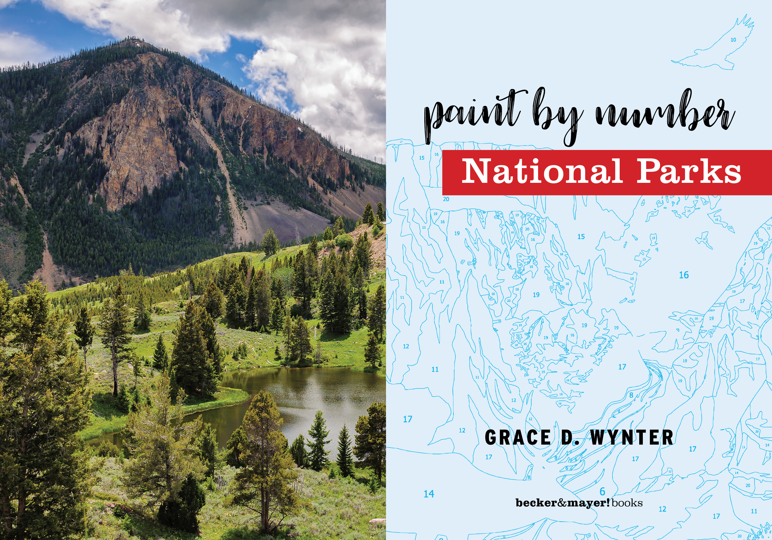 Paint by Number Kit National Parks
