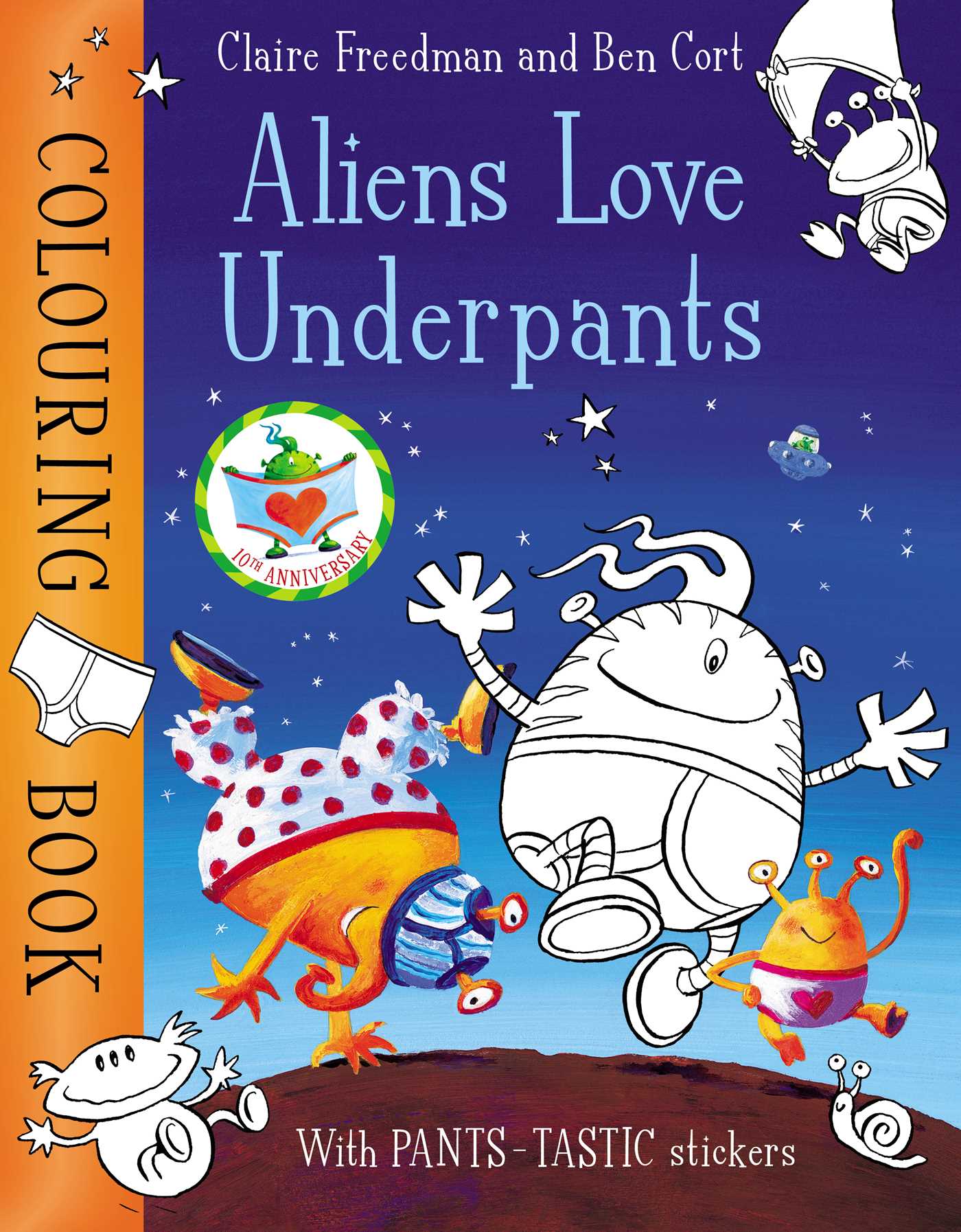 Picture of Aliens Love Underpants Colouring Book