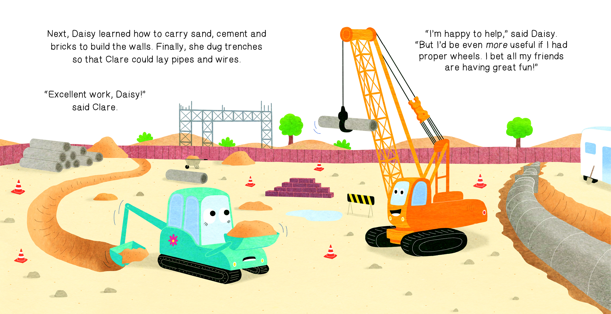 Whizzy Wheels Academy: Daisy the Digger (Lerner edition)