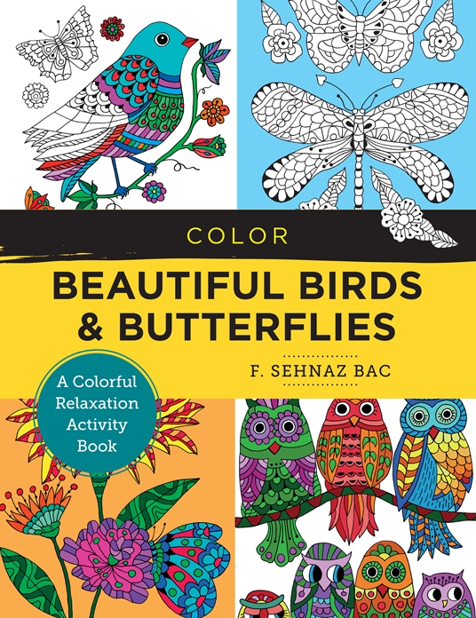 Color Beautiful Birds and Butterflies