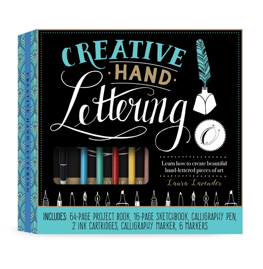 Creative Hand Lettering Kit by Laura Lavender, Quarto At A Glance