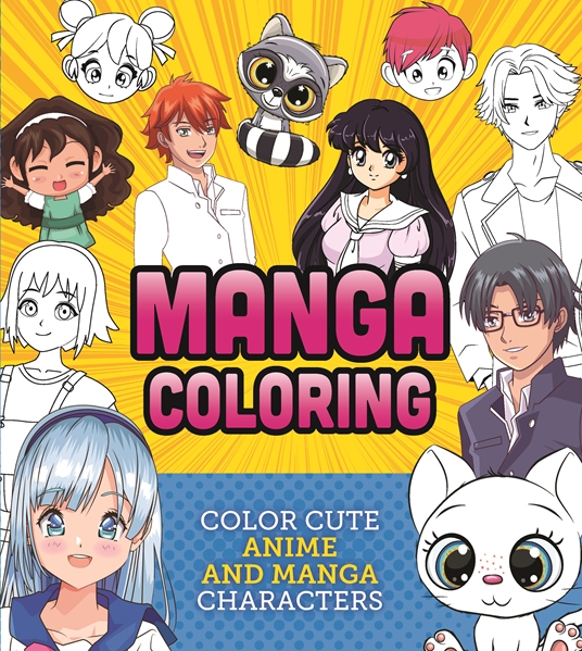 Manga Coloring Book by Editors of Chartwell Books, Quarto At A Glance