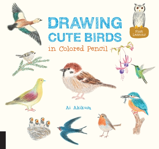 Drawing Cute Birds in Colored Pencil
