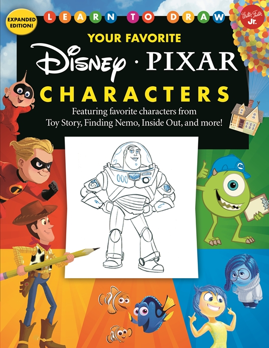 Learn to Draw Your Favorite Disney/Pixar Characters