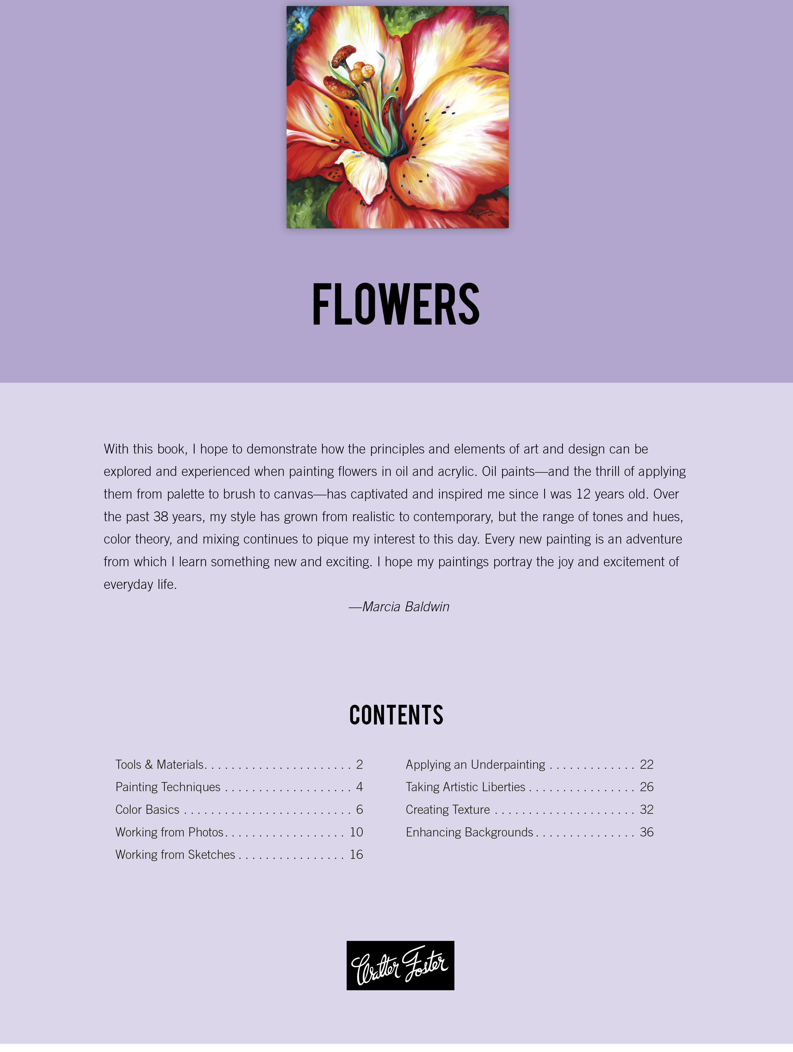 Oil & Acrylic: Flowers