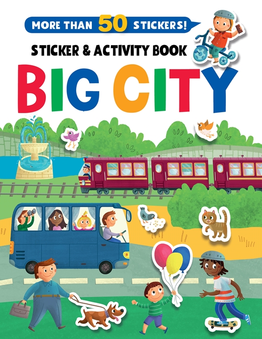 Big City Stickers and Activity Book