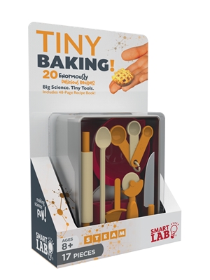 Tiny Baking! 20 Enormously Delicious Recipes - Big Science. Tiny Tools. Includes 48-Page Recipe Book!