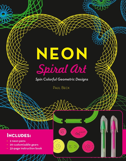 Neon Spiral Art