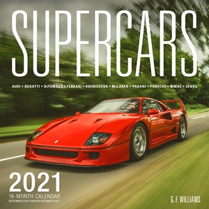 Supercars 2021 16-Month Calendar - September 2020 through December 2021