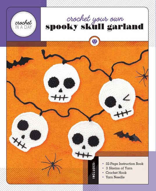 Crochet Your Own Spooky Skull Garland
