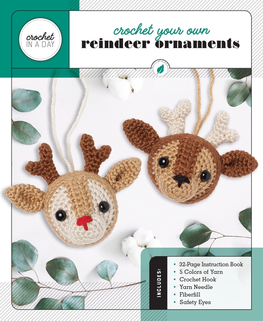 Crochet Your Own Reindeer Ornaments