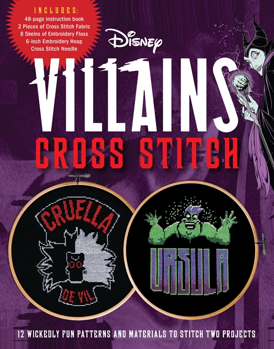 Disney Villains Cross Stitch