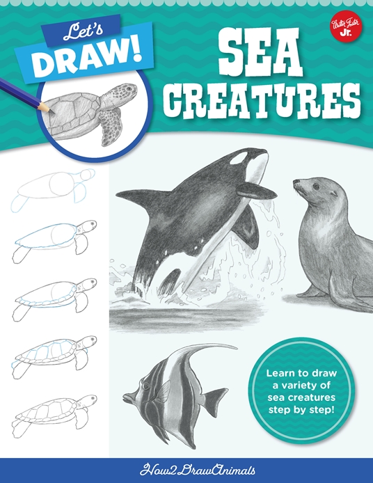 Let's Draw Sea Creatures