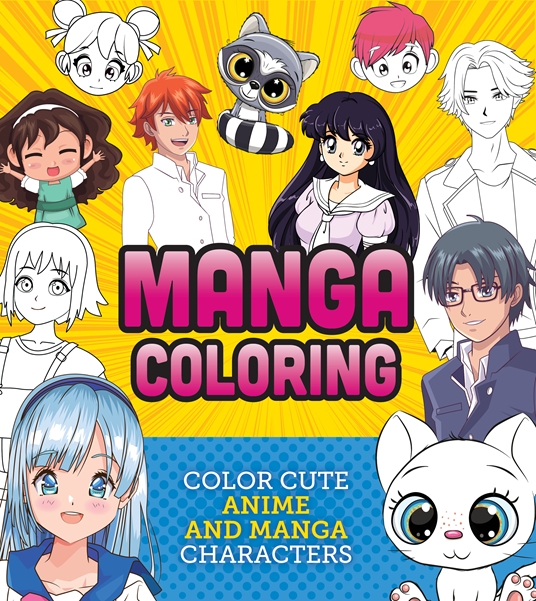 Manga Coloring Book by Editors of Chartwell Books Quarto At A Glance