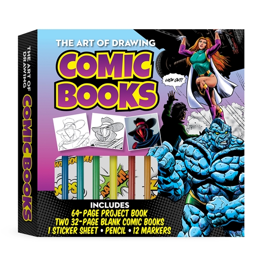 The Art of Drawing Comic Books Kit by Bob Berry, Jim Campbell, Dana