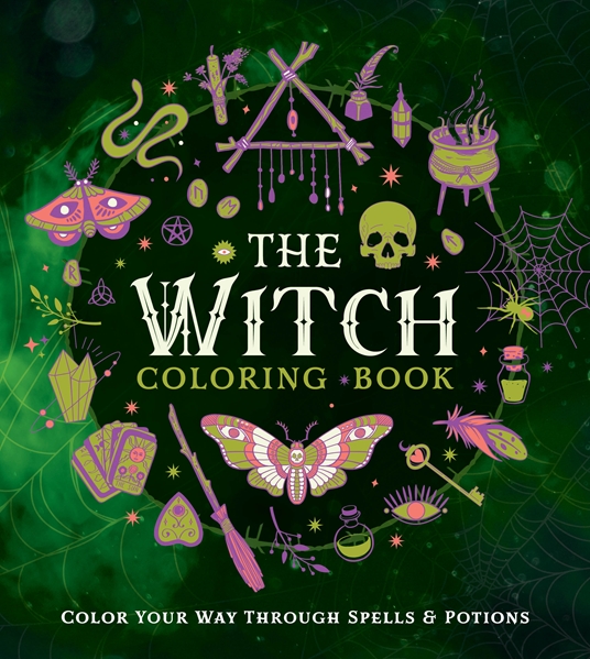 The Witch Coloring Book by Editors of Chartwell Books Quarto At A