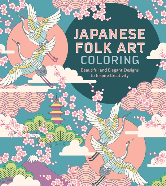 Japanese Folk Art Coloring Book by Editors of Chartwell Books Quarto