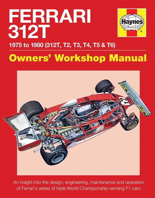 Ferrari 312T 1975 to 1980 (312T, T2, T3, T4, T5 & T6)