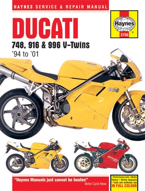 Ducati 748, 916 & 996 V-Twins '94 to '01