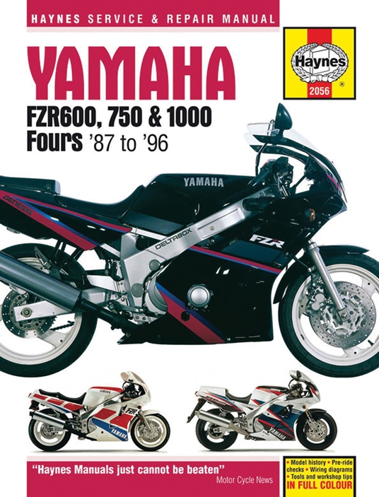 Yamaha FZR600, 750 & 1000 Fours '87 to '96