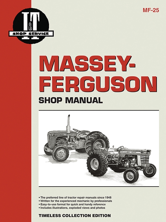 Massey Ferguson Shop Manual Models  Mdls MF25 MF130