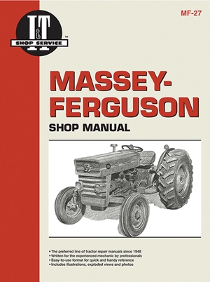 Massey Ferguson Shop Manual Models  MF135 MF150 & MF165
