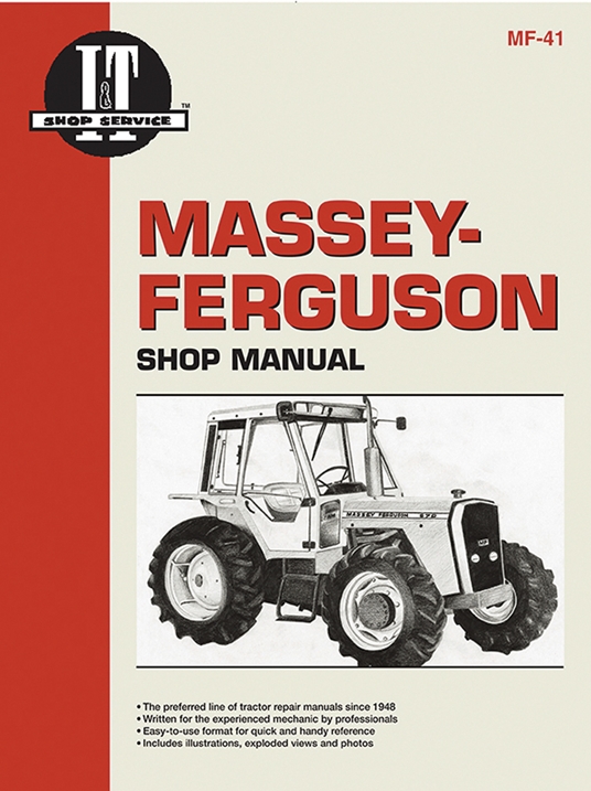 Massey Ferguson Shop Manual Models  MF670 MF690 & MF698