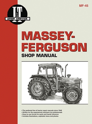 Massey Ferguson Shop Manual Models  MF362 365 375 383 390+