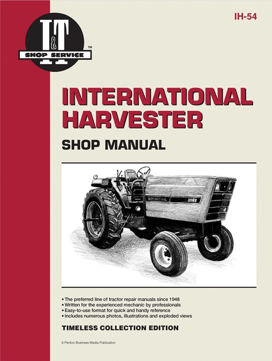 International Harvester Shop Manual Series 3088 3288 3488 Hydro +