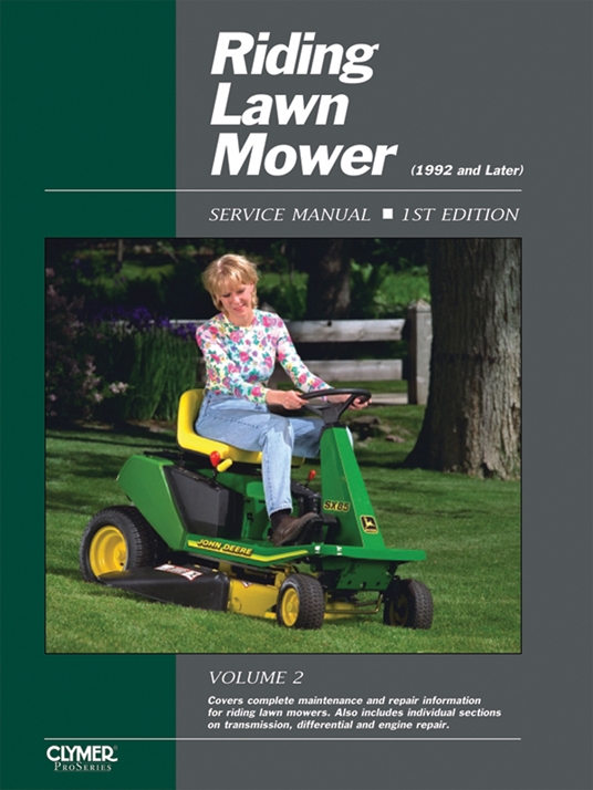 Riding Lawn Mower Service Manual Volume 2