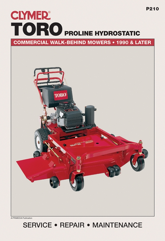 Toro Proline Hydrostatic: Commercial Walk-Behind Mowers, 1990 & Later (Lawn Mower)