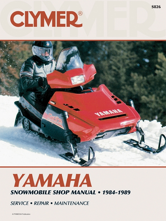 Clymer Yamaha Snowmobile Shop Manual 1984-1989