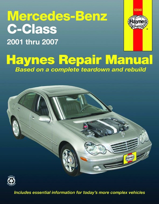 Mercedes-Benz C-Class 2001 thru 2007 Haynes Repair Manual