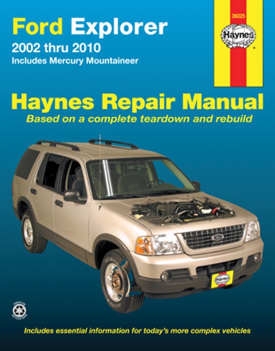 Ford Explorer & Mercury Mountaineer 2002 thru 2010 Haynes Repair Manual