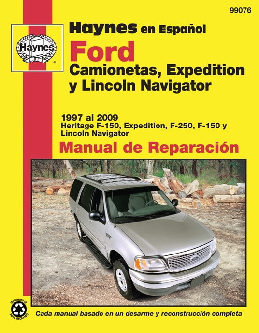 Ford Camionetas, Expedition y Lincoln Navigator Manual de Reparacion