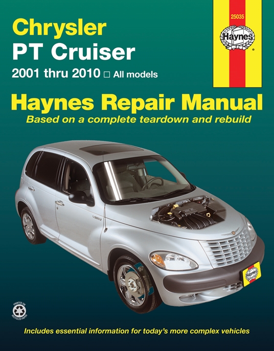 Chrysler PT Cruiser 2001 thru 2010 Haynes Repair Manual