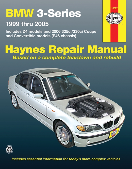BMW 3-Series 1999-2005 Haynes Repair Manual