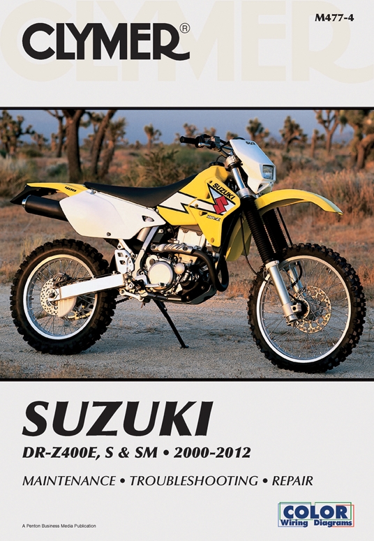 Suzuki DR-Z400E, S & SM Manual 2000-2012