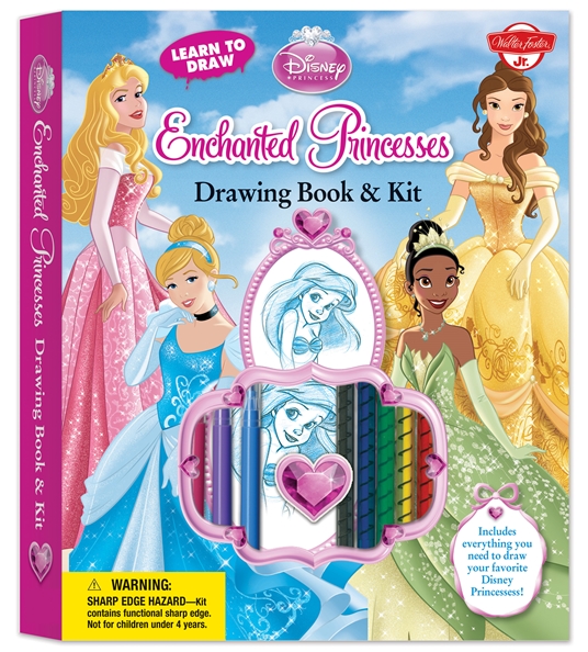 Learn to Draw Disney's Enchanted Princesses Drawing Book & Kit
