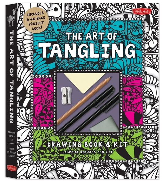 The Art of Tangling Drawing Book & Kit