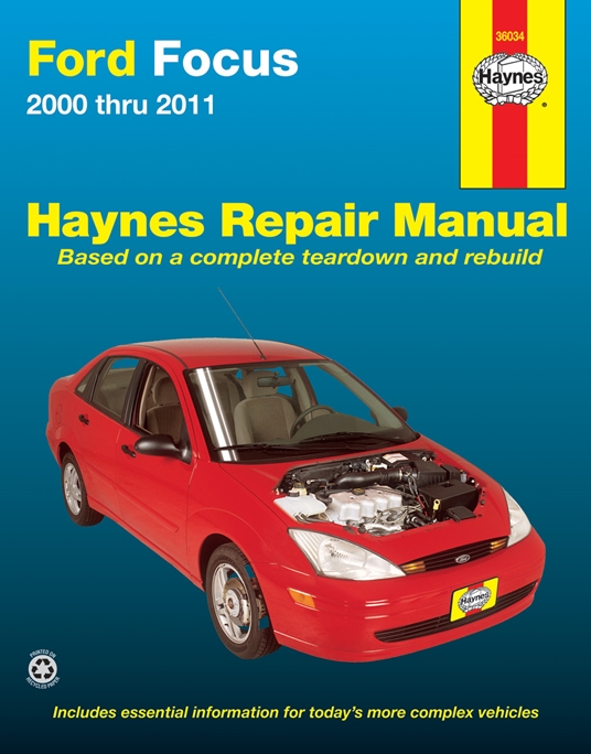 Ford Focus 2000 thru 2011 Haynes Repair Manual