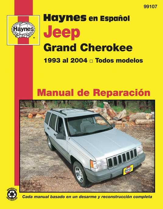Haynes en Espanol Jeep Grand Cherokee