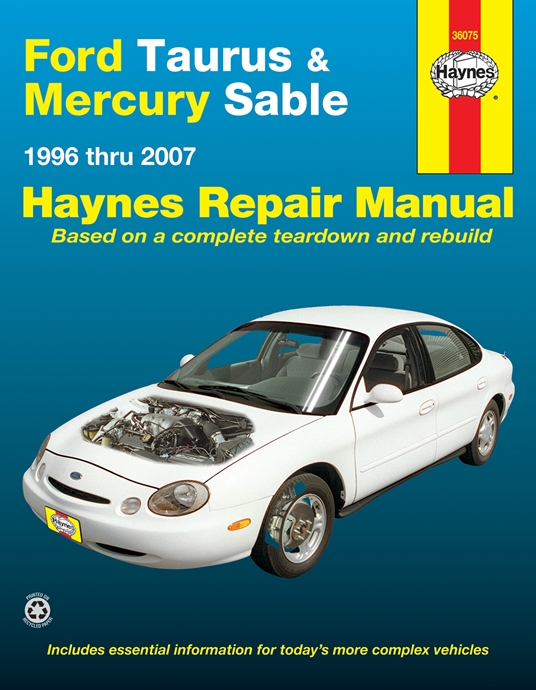 Ford Taurus & Mercury Sable 1996 thru 2007 Haynes Repair Manual