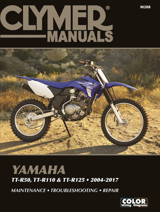 Yamaha TT-R50, TT-R110 & TT-R125, 2004-2017 Clymer Manual